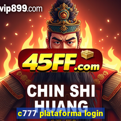 c777 plataforma login
